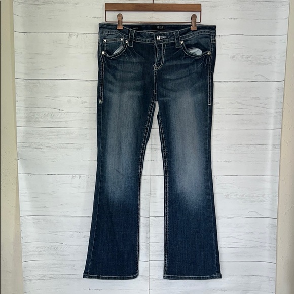 a.n.a bootcut petite jeans - Picture 1 of 6